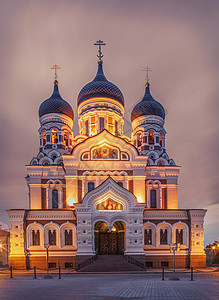 爱沙尼亚塔林亚历山大涅夫斯基大教堂图片