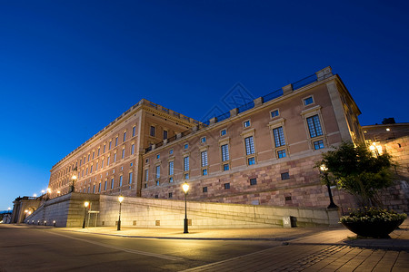 斯德哥尔摩皇宫背景图片