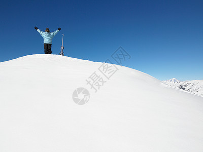 滑雪者图片