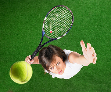 网球发球背景图片