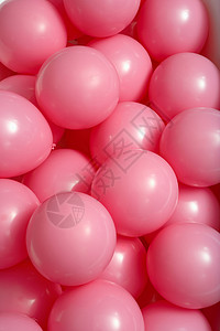 一组粉红色气球图片
