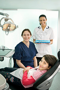 牙医护士和病人图片