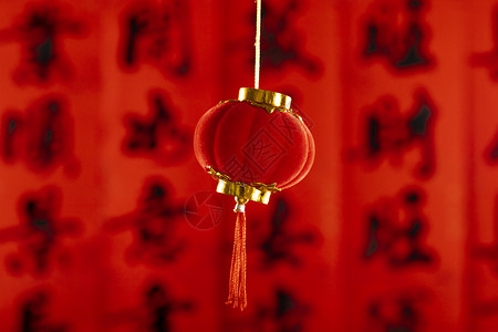 春节灯笼挂件背景图片