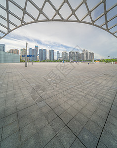 深圳湾体育馆平台空地地面背景高清图片