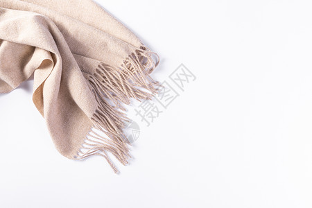 冬季保暖围巾背景图片