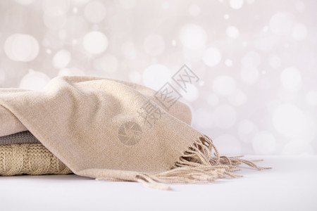 冬季围巾暖和围巾高清图片