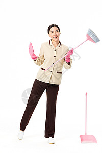 家政服务女性扫地图片