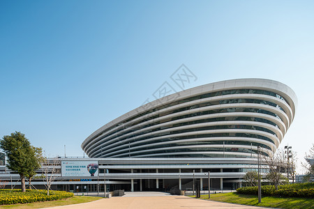 圆顶体育馆苏州奥林匹克体育中心背景