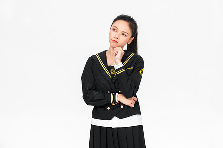 学院风大学生JK服美女图片