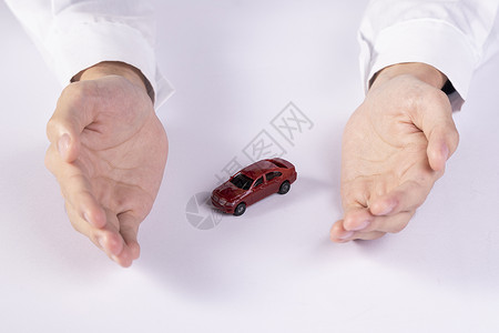 汽车保险概念图背景图片