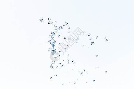 水素材泼水的蓝色高清图片