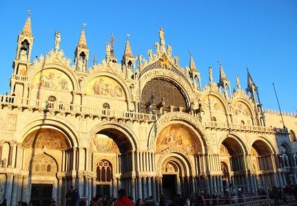 威尼斯圣马可大教堂高清图片