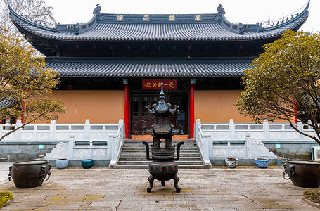 南京灵谷寺寺庙旅游景点高清图片