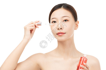 皮肤导入女性美容护肤保养背景