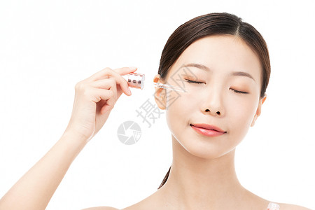 透明质酸女性美容护肤保养背景