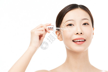 透明质酸女性美容护肤保养背景