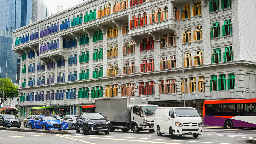 新加坡城市街景图片