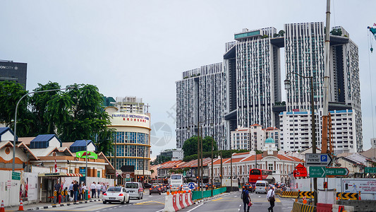 新加坡城市街景图片