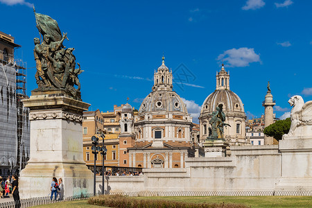 意大利首都罗马威尼斯广场城市建筑风光图片
