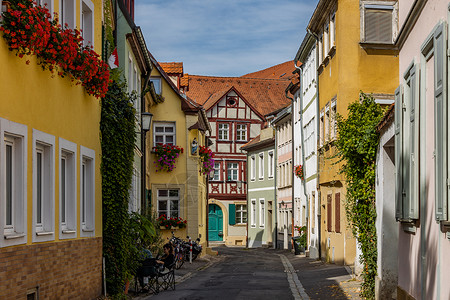 德国旅游城市纽伦堡街道小巷图片