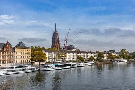 德国法兰克福城市旅游风光背景图片