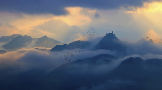 盘州市丹霞山背景