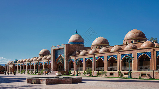 阿贾贾阿塞拜疆占贾传统清真寺背景