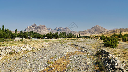 阿塞拜疆荒凉旷野背景图片