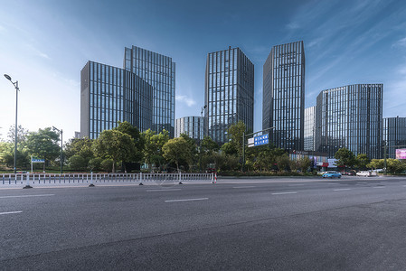 土家风貌江苏盐城城市建筑道路地面风貌背景