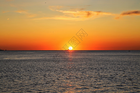 里斯本大西洋落日高清图片