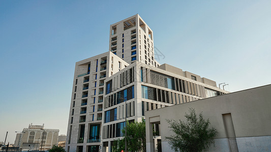 卡塔尔多哈现代建筑高清图片