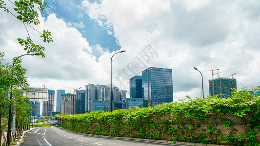 广西南宁建设中的新区城市建设高清图片