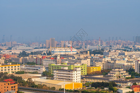 厂区环境工业区厂房背景