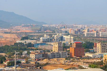 厂区环境工业区厂房背景