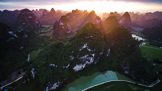 广西崇左广西北海崇左风光背景