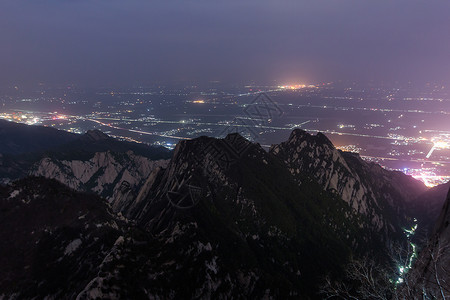 华山之巅风光图片