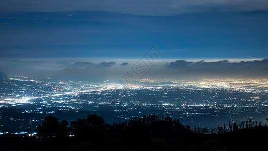 千岛之国印尼布罗莫火山星空夜景背景