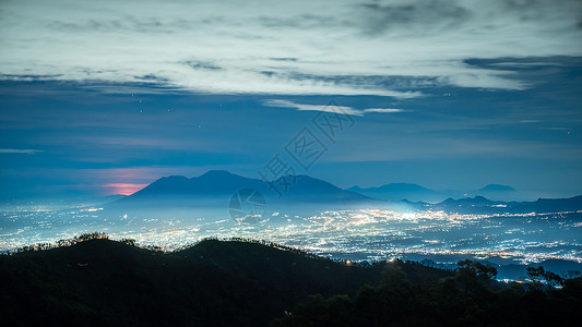 千岛之国印尼布罗莫火山星空夜景背景