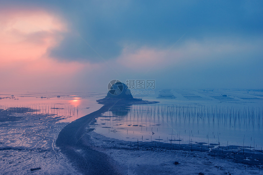 中国最美滩涂福建霞浦风光图片