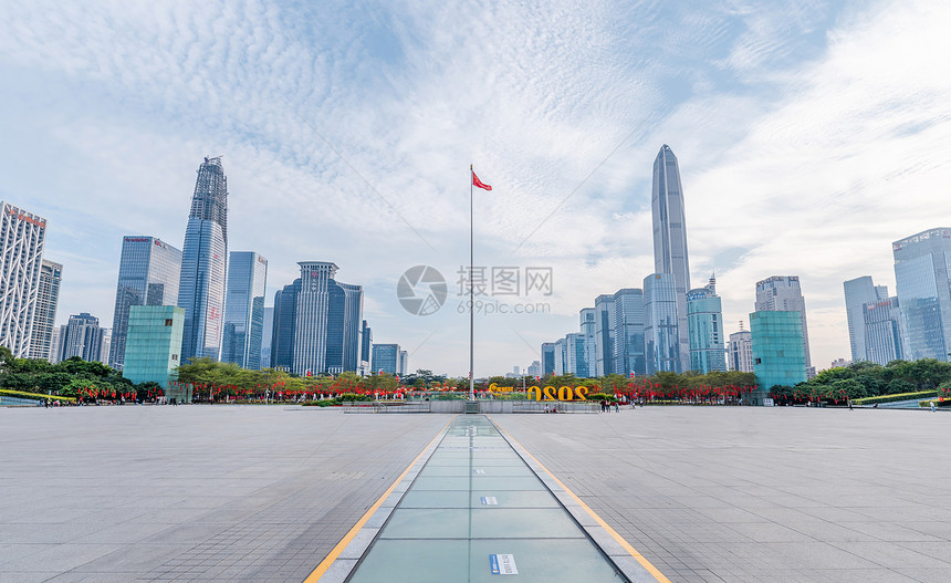 深圳市中心建筑群图片
