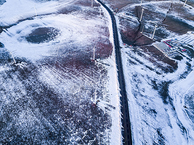 冬季黄花沟草原牧场图片