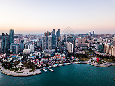 青岛海岸线城市高清图片素材