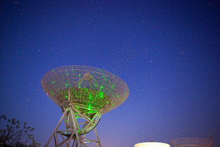 北京密云不老屯天文台星空背景图片