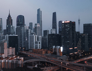 广州珠江新城背景图片