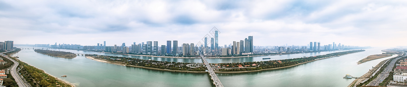 长沙素材长沙全景图背景