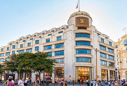 法国巴黎LV路易威登旗舰店背景图片