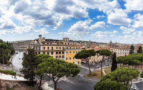 意大利罗马城市建筑风光全景图图片