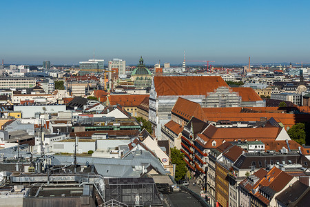 德国慕尼黑城市天际线图片