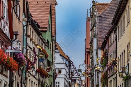 德国罗腾堡城市建筑风光高清图片