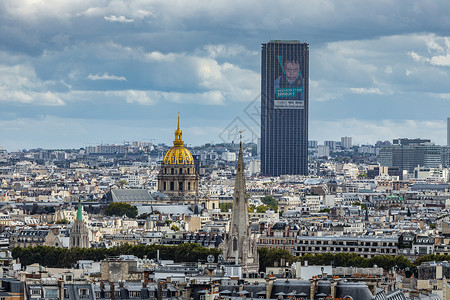 巴黎城市建筑全景高清图片